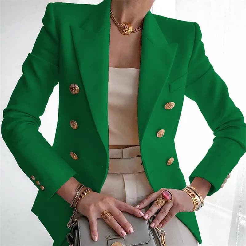 Women's Casual Long Sleeve Blazer Jacket