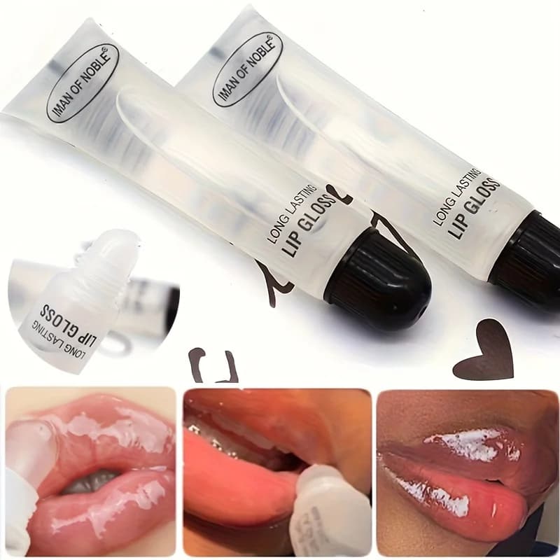 6pcs Glossy Finish Lip Gloss, Moisturizing Cream for All skin Types,Non-Sticky Hydrating Lip Oil, Long-Lasting Shine for Dry Lip