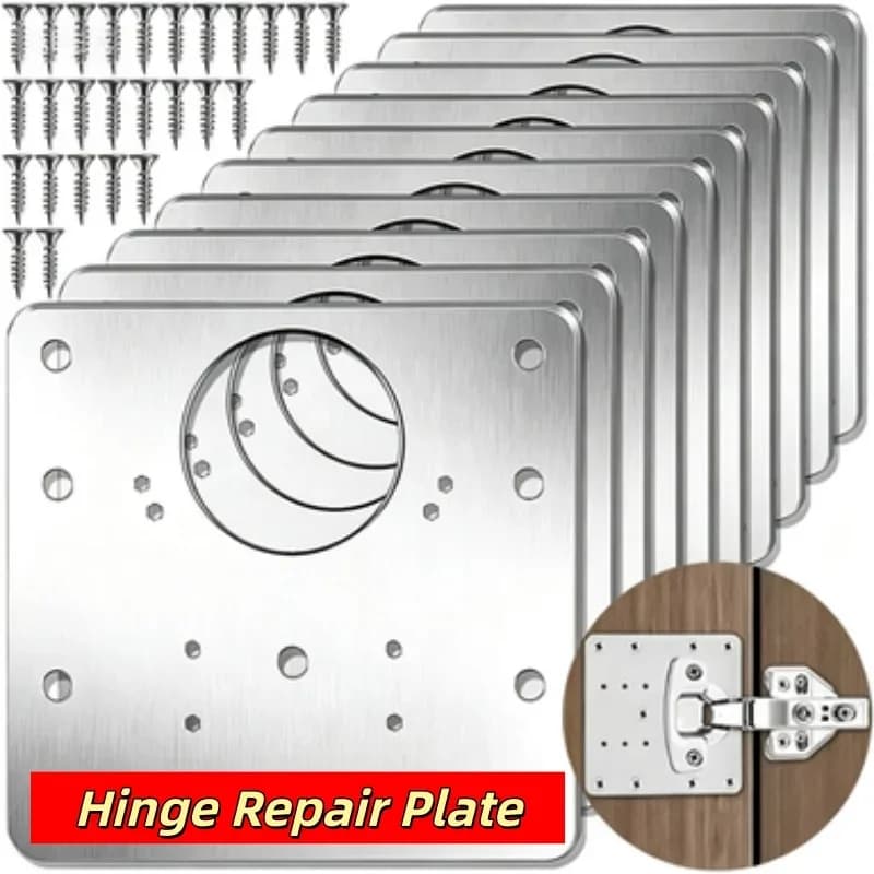 Cabinet Door Hinge Repair Mounting Plate