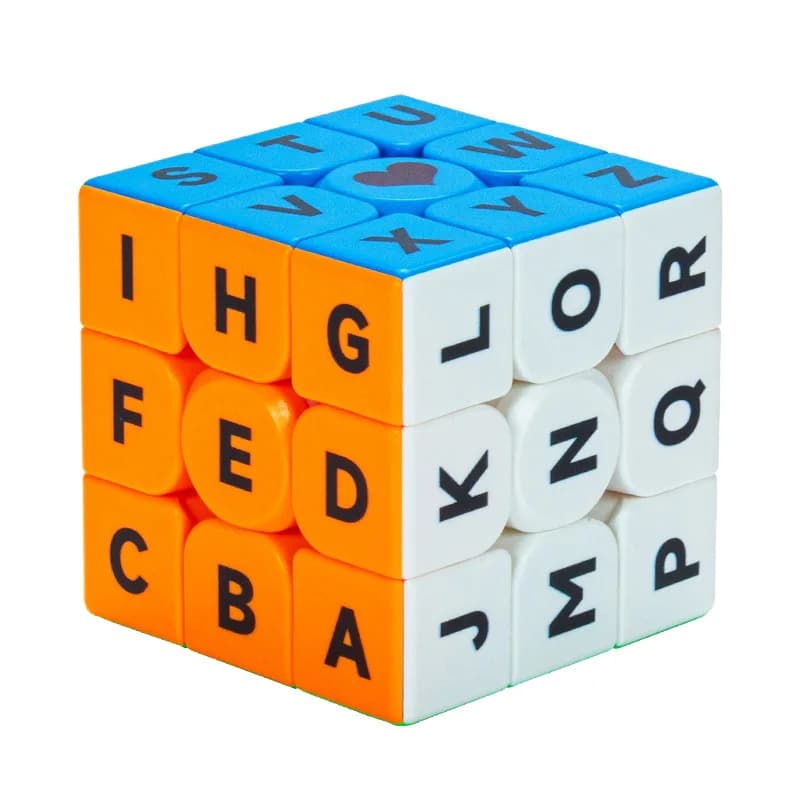 Sudoku Number Letter Puzzle Cube 3x3