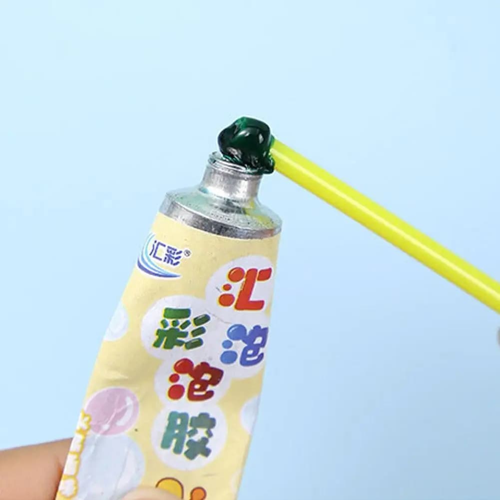 Bubble Blowing Gel Tube Super-Sized Bubbles