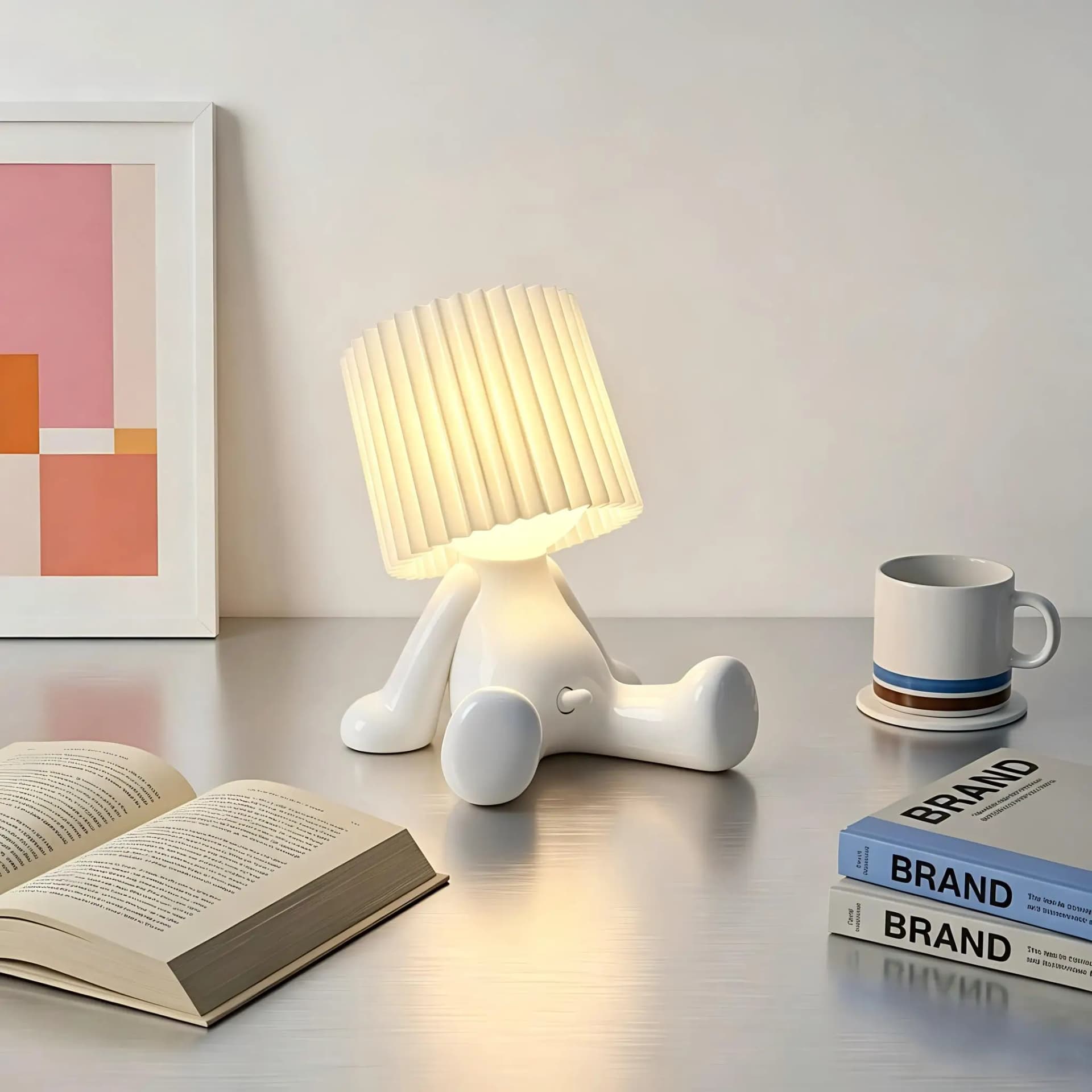 LED night light, cute desk lamp, suitable for bedroom lights, bedside lamps, and home bedroom decoration.