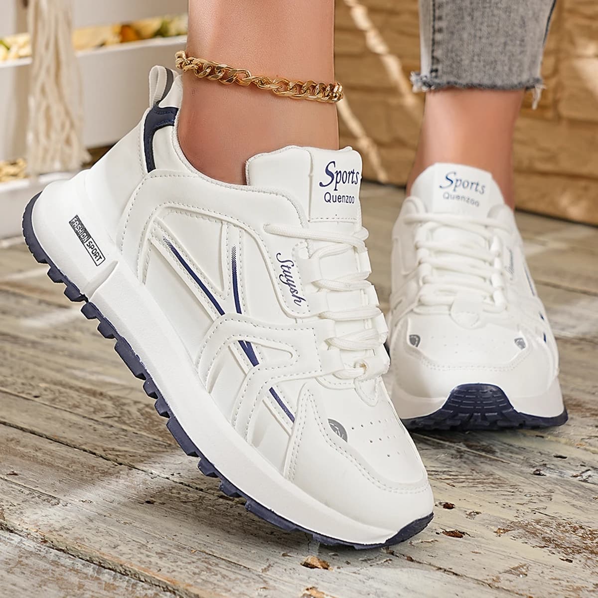 Women's Round-Toe Casual Sporty Shoes
