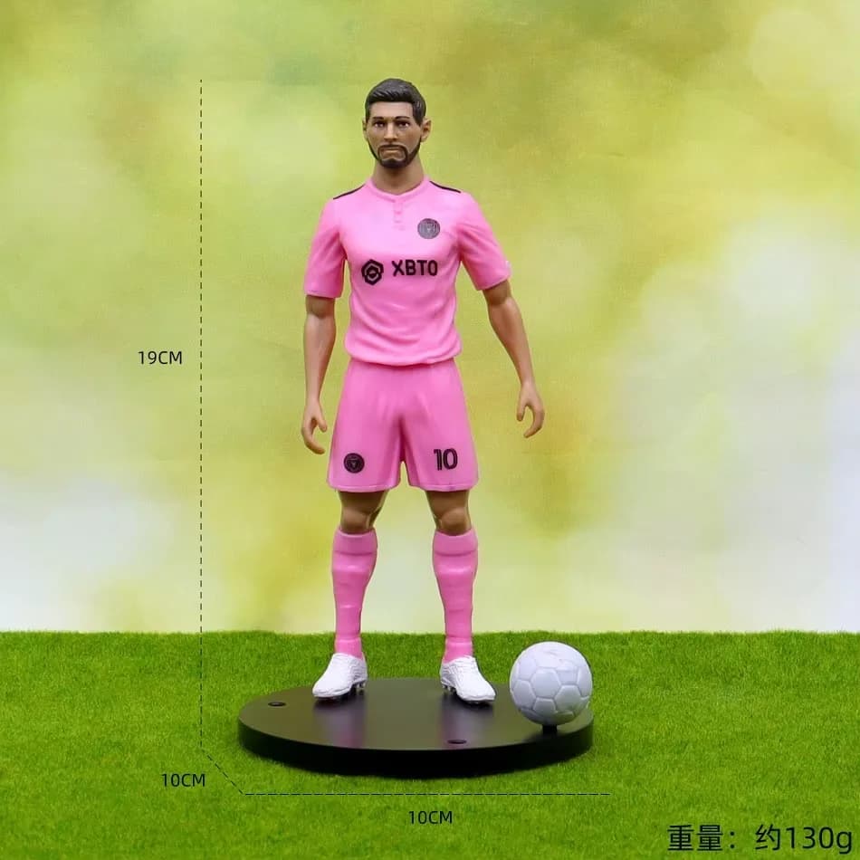 Soccer Player Action Figure with Base and Ball