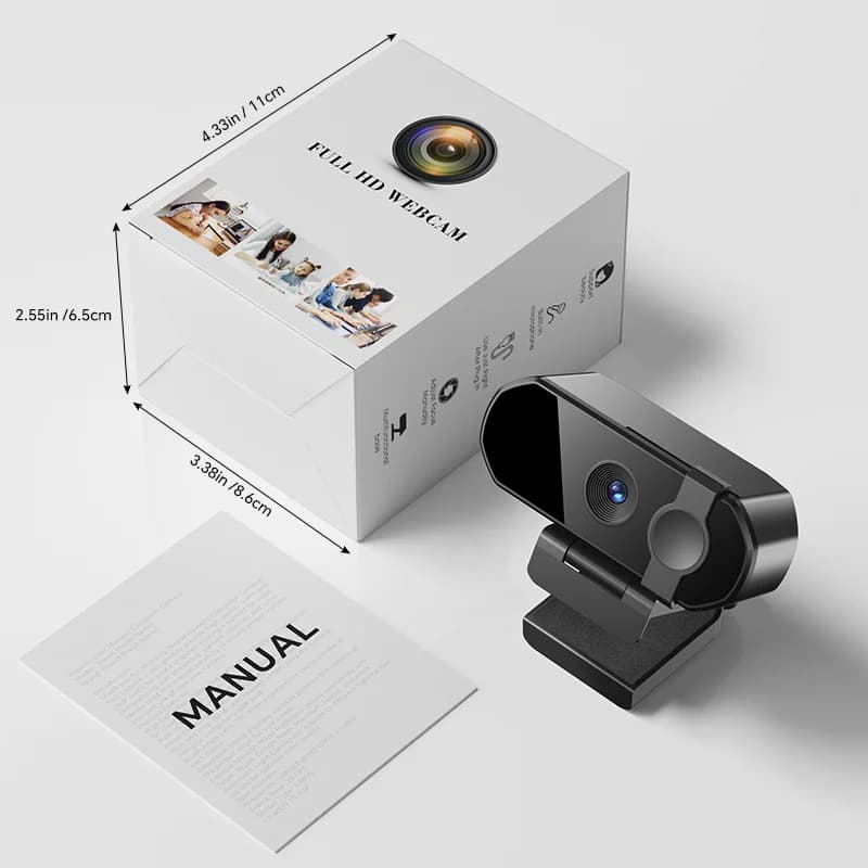 1080P USB Webcam With Autofocus and Microphone