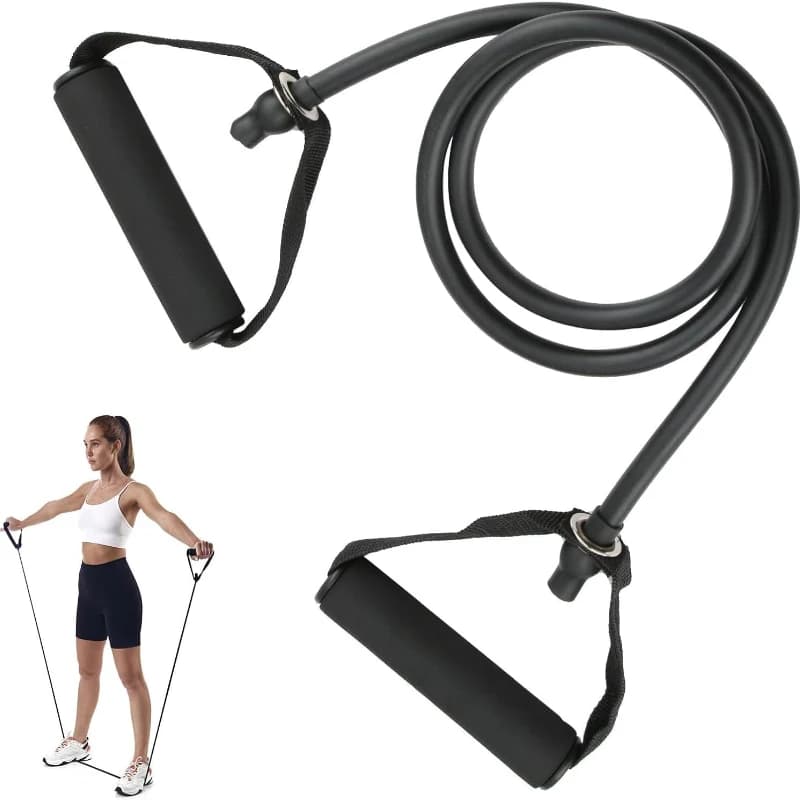 Resistance Bands with Handles, 30LB Exercise Bands for Strength Training, Muscle Shaping & Rehab at Home