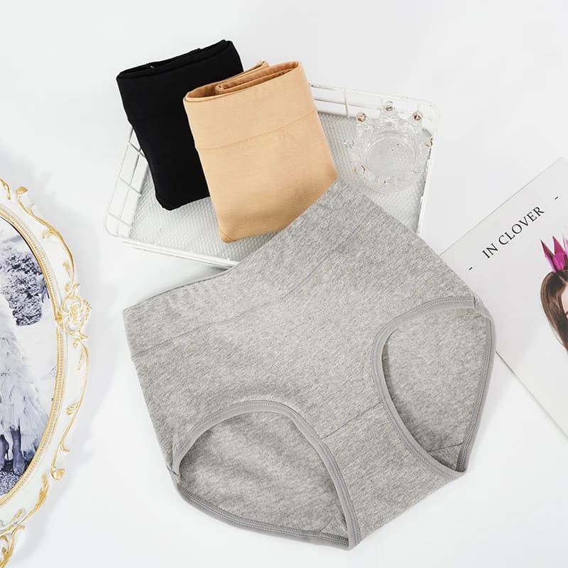 Women's High-Waist Cotton Briefs