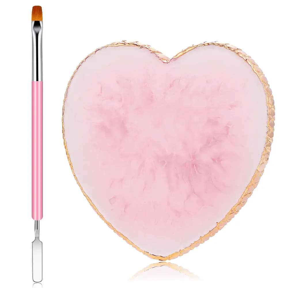 Nail Art Palette And Brush Design Tip Painting Drawing Display Carving Dotting Pen Acrylic Gel UV Polish DIY Manicure Set Tools