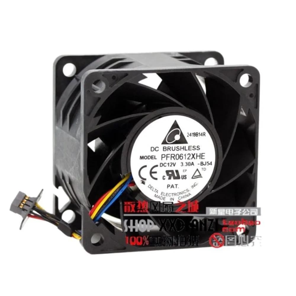 new Delta 6038 PFR0612XHE DC 12V 3.30A ultra violent strong air flow high speed axial fan