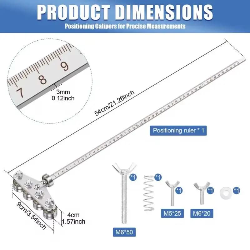 Circular Saw Straight Edge Guide with Roller Bearing