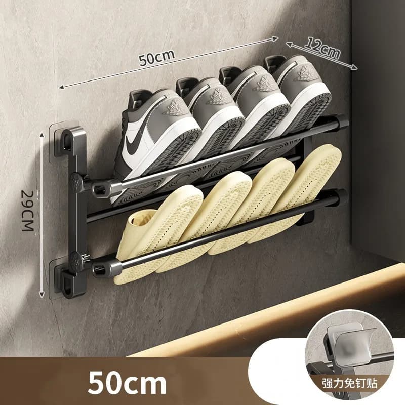 Wall Mounted Shoe Rack