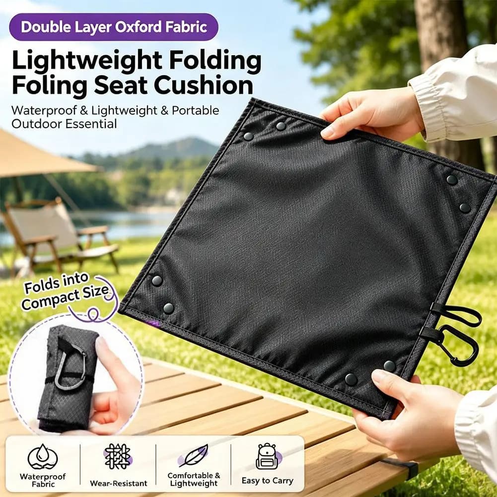Camping Folding Storage Mat with Carabiner
