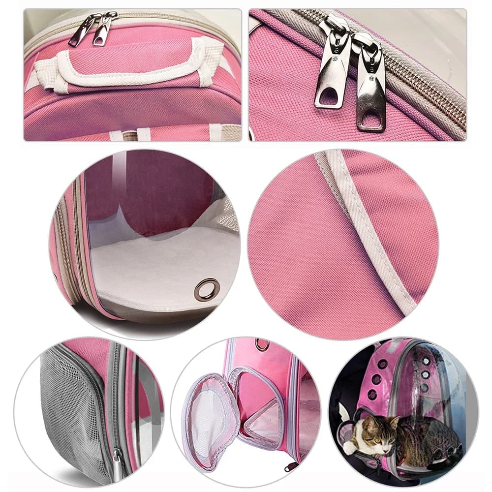 Pet Carrier Backpack Breathable Space Capsule Bag