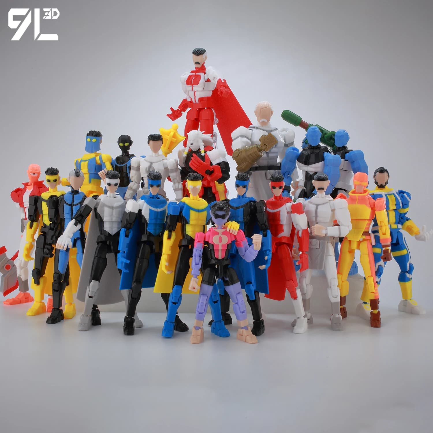 Nova T Posable Action Figure with Interchangeable Parts
