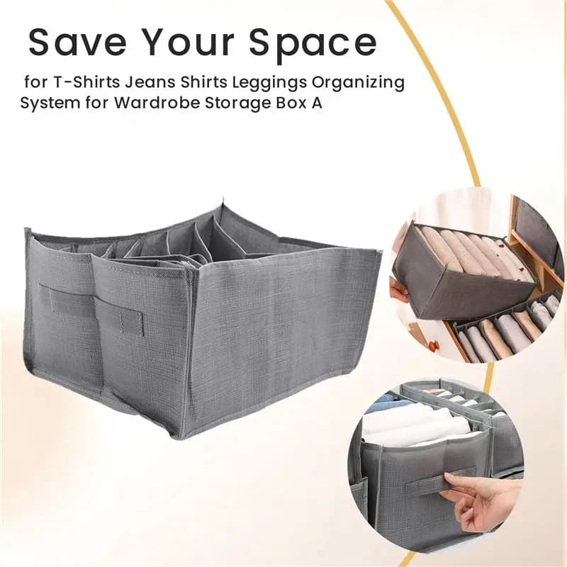 Drawer Closet Organizer with Compartments