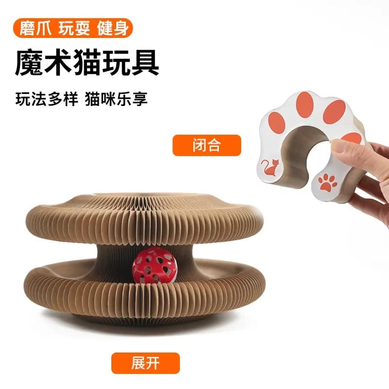 Double Tier Corrugated Cat Scratching Post