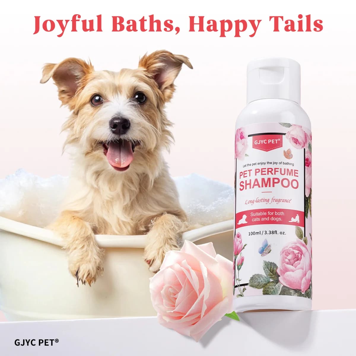 Perfumed Pet Shampoo for Dogs and Cats
