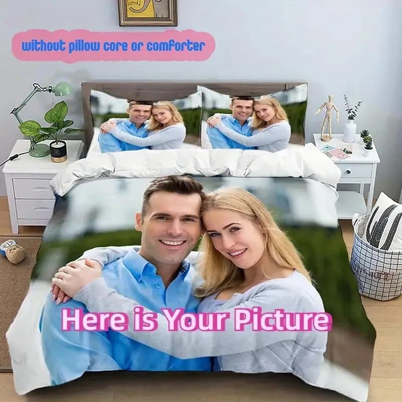 Custom Image Duvet Cover Set King Size