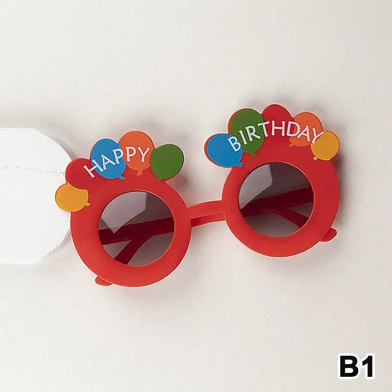 Birthday Party Novelty Glasses Photo Booth Props
