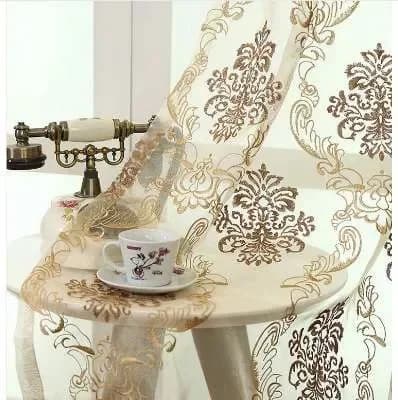 Tulle Thick Curtains for Living Room and Bedroom