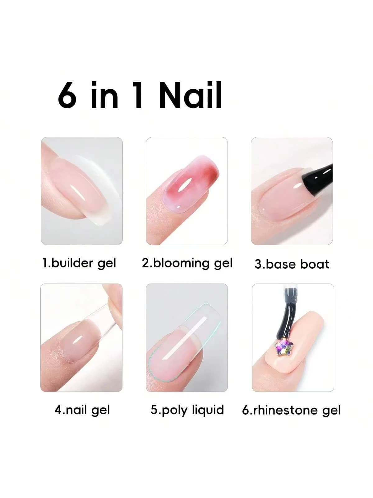 6-in-1 Multi-Function Nail Gel System