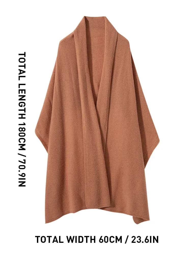 Wool Cashmere Scarf Wrap Shawl