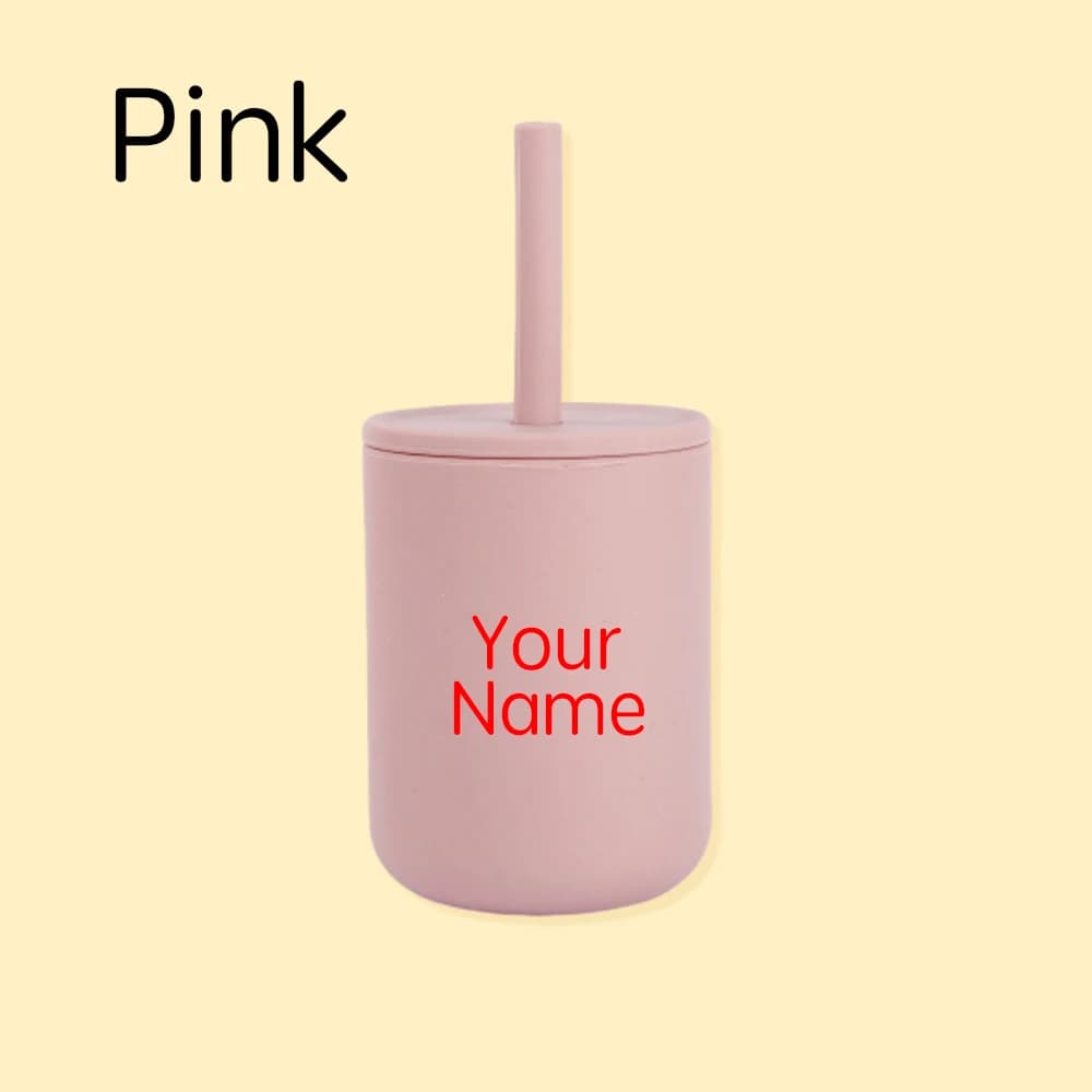 Personalized Silicone Sippy Cup for Toddlers