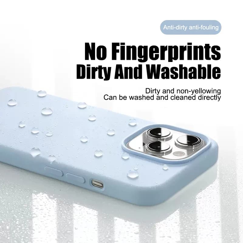 Original Liquid Silicone Phone Case For APPLE iPhone 11 13 12 14 15 16 Pro Max Plus 16E Cases Shockproof Protective Back Cover