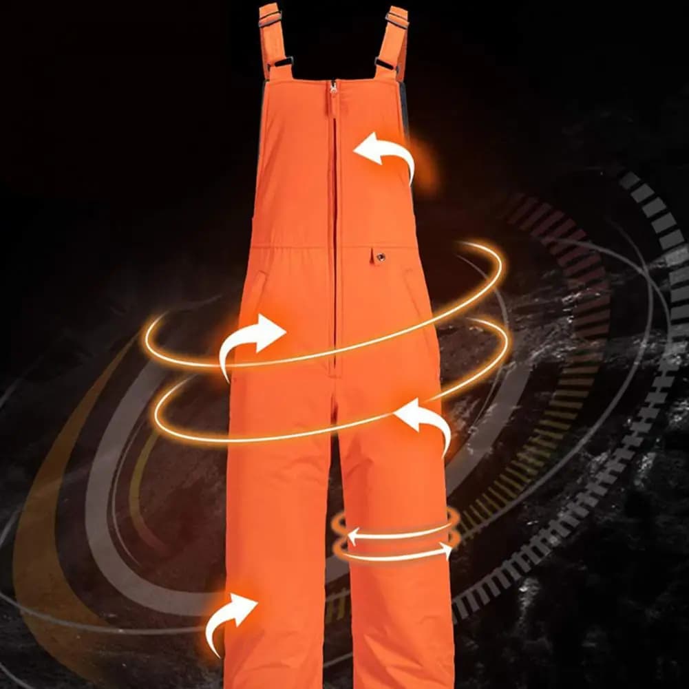 Unisex Waterproof Ski Bib Overalls