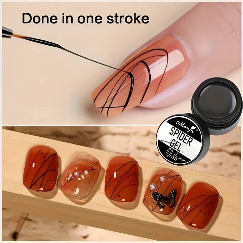 Elastic Gel Polish for Nail Art Carving