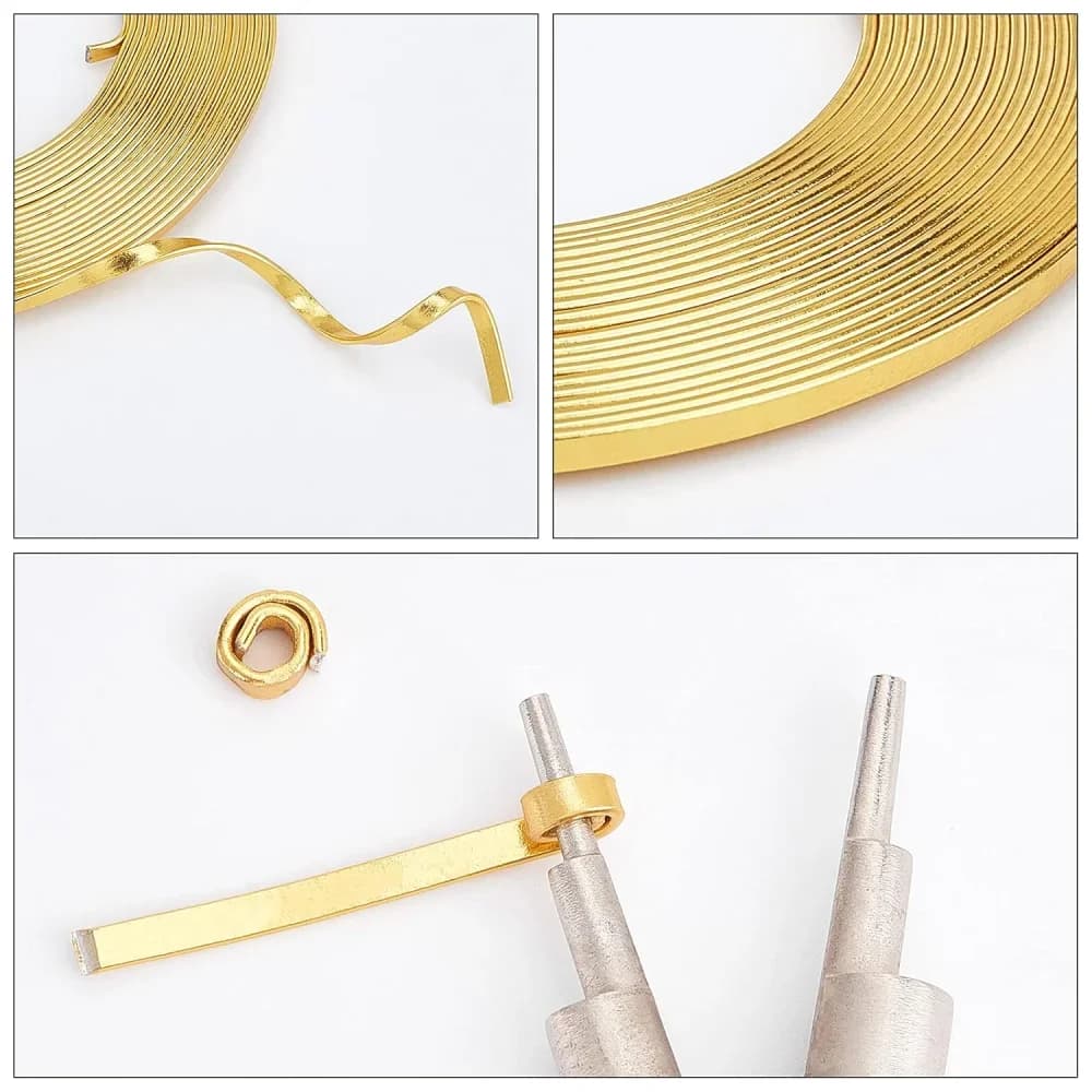 Flat Aluminum Craft Wire for Jewelry Making