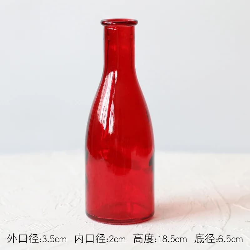 Glass Flower Vase for Table Decor