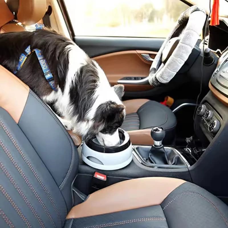 Pet Floating Water Bowl for Car Travel