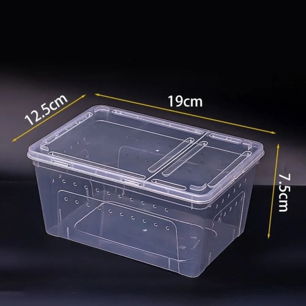 Transparent Stackable Reptile Breeding Terrarium With Ventilation