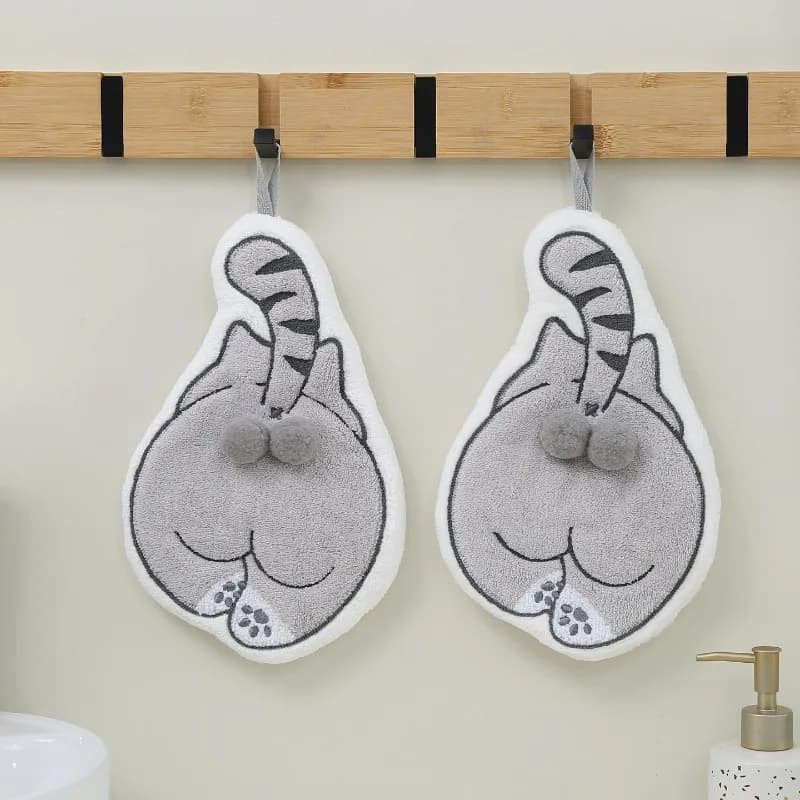 Cartoon Animal Hand Towel