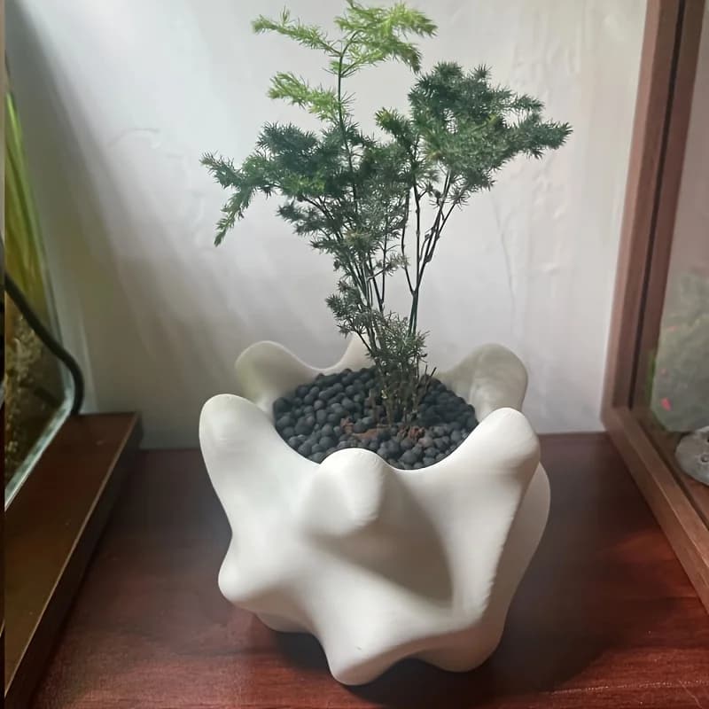 Modern Retro Geometric Indoor Outdoor Planter