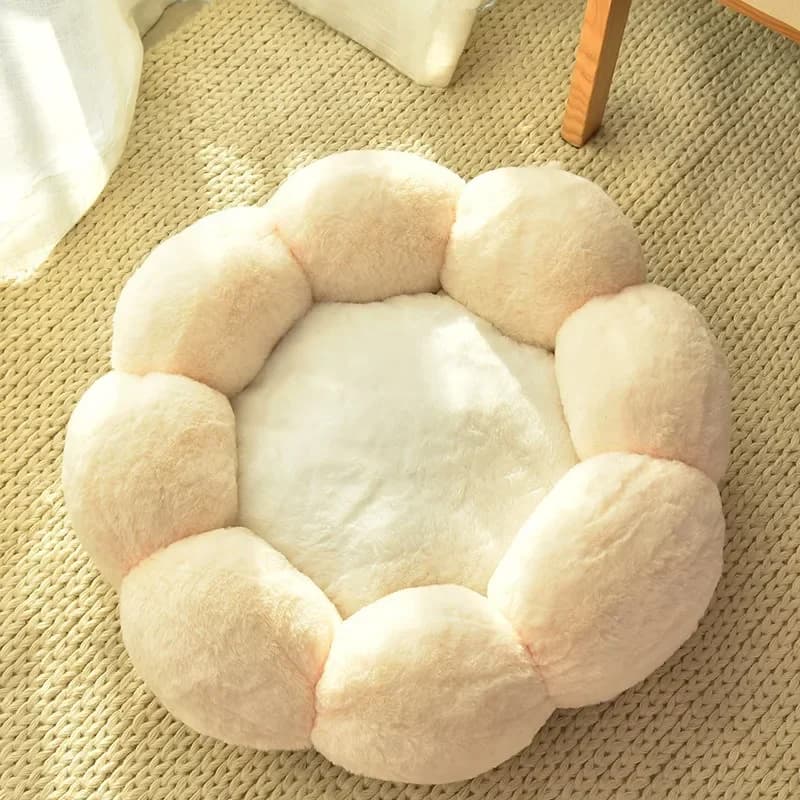 Flower-Shaped Pet Bed for Cats and Small Dogs
