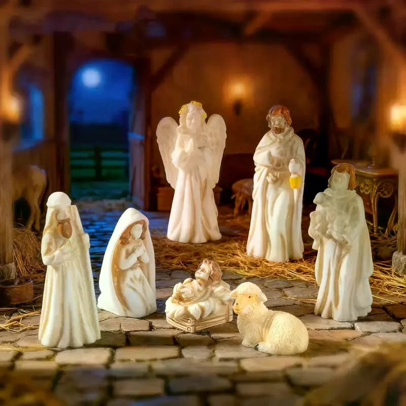 Nativity Scene Figurines Set