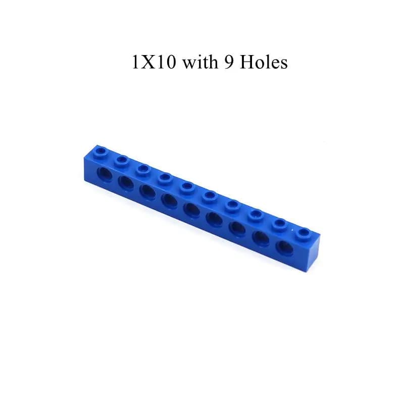 Technical Brick Beams 1x10 with Holes