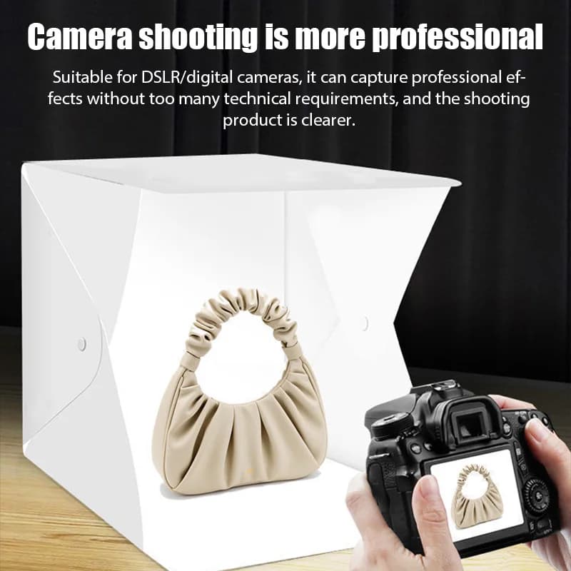 Portable LED Photography Light Box Studio