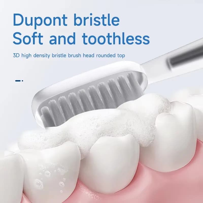 Electric Toothbrush Mental Thin Brush Body Specially for Women Pure Wisdom Beauty Soft DuPont Bristle