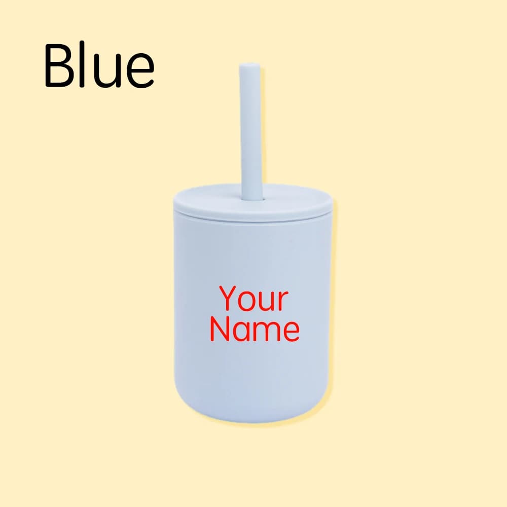 Personalized Silicone Sippy Cup for Toddlers