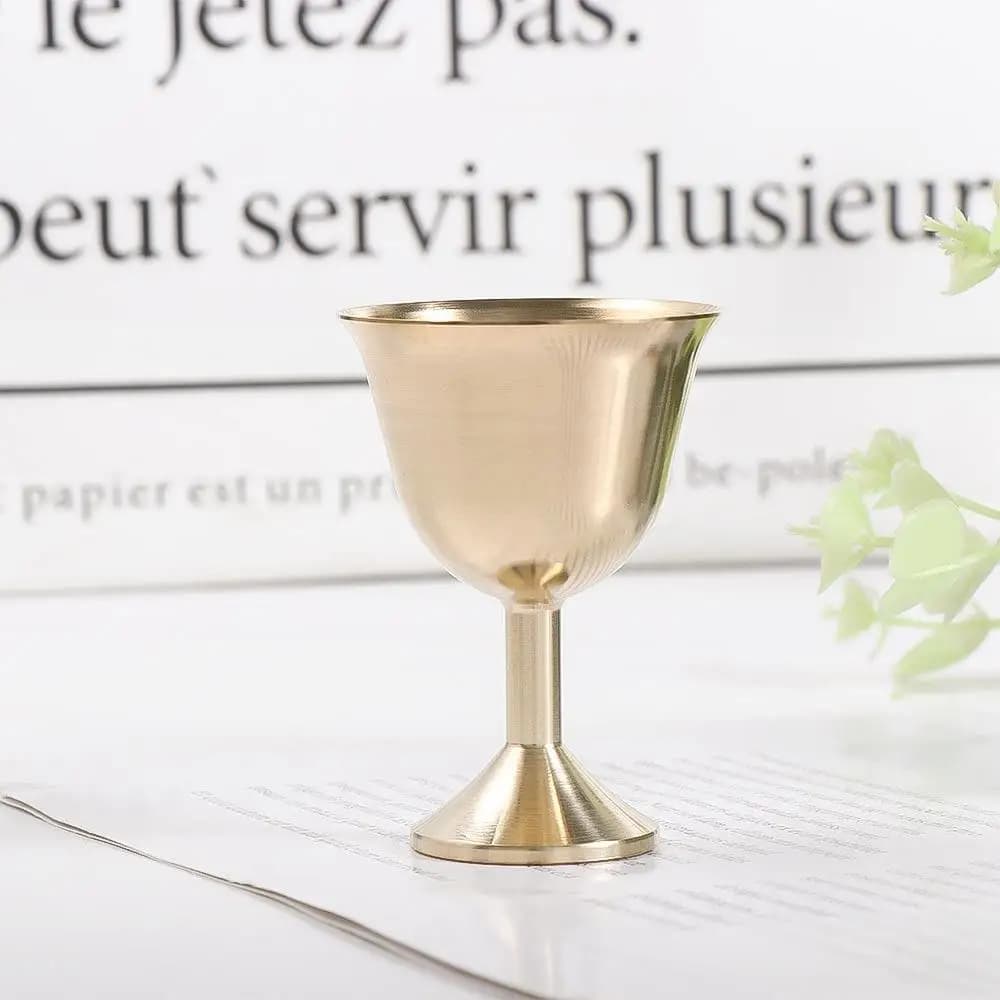 Metal Gold Copper Wine Goblet