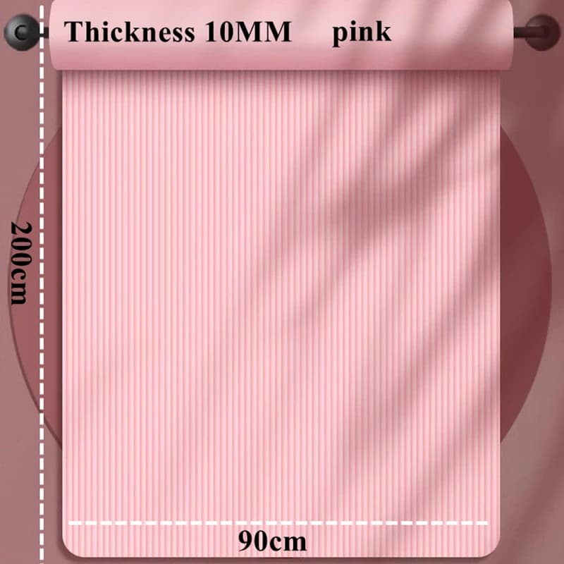 Thick Yoga Mat for Travel and Floor Workouts