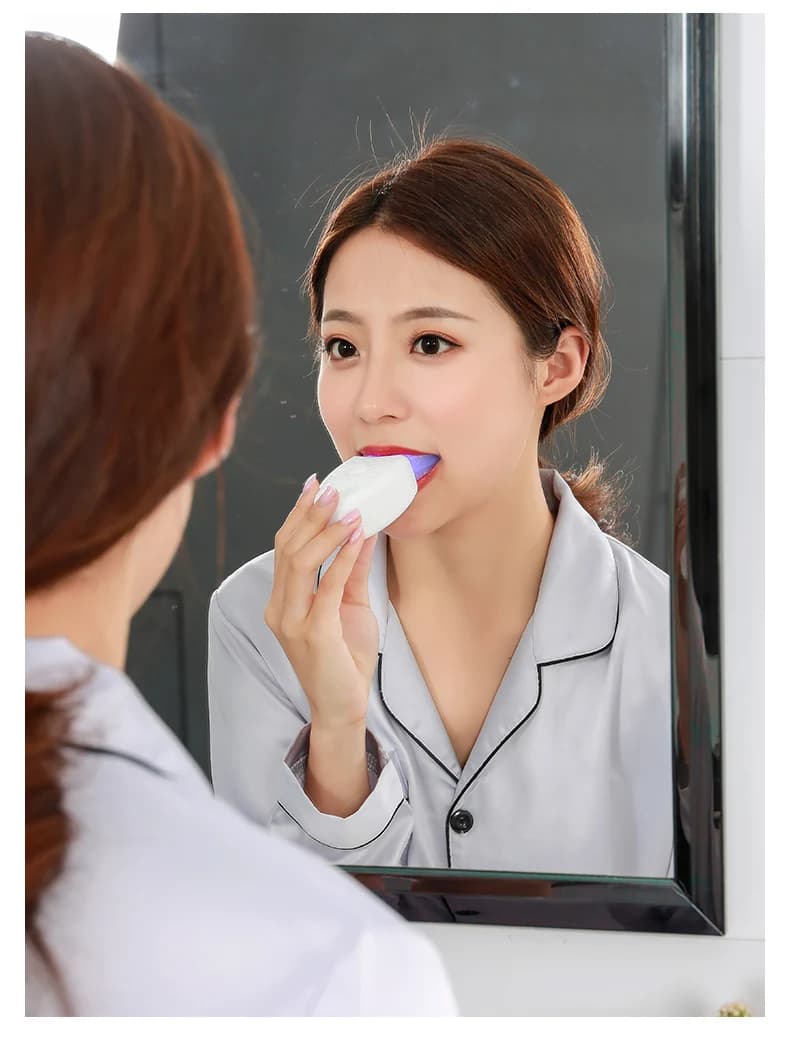 Electric Sonic Toothbrush USB Rechargeable U-Shaped
