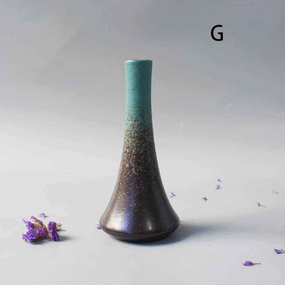 Ceramic Small flower Vase Home Decoration Crafts Tabletop Ornament Simplicity Japanese-style Decoration