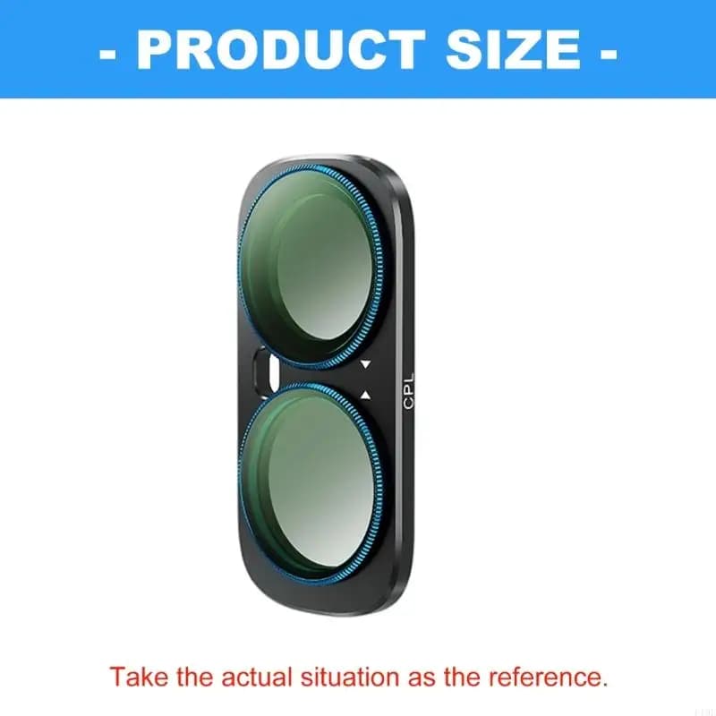 Camera Lens Filter with Quick Attach Frame