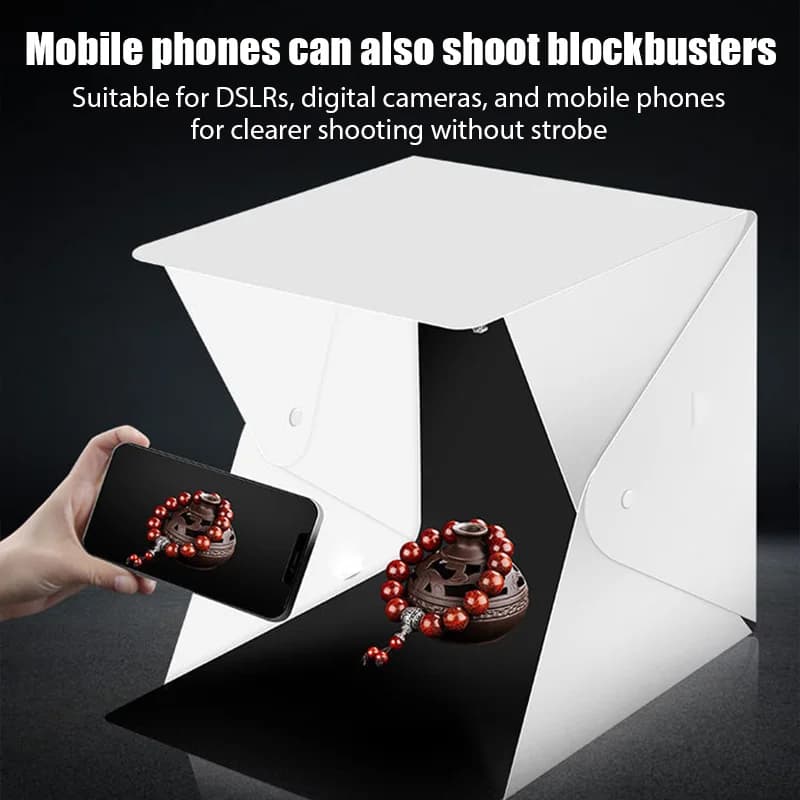 Portable LED Photography Light Box Studio