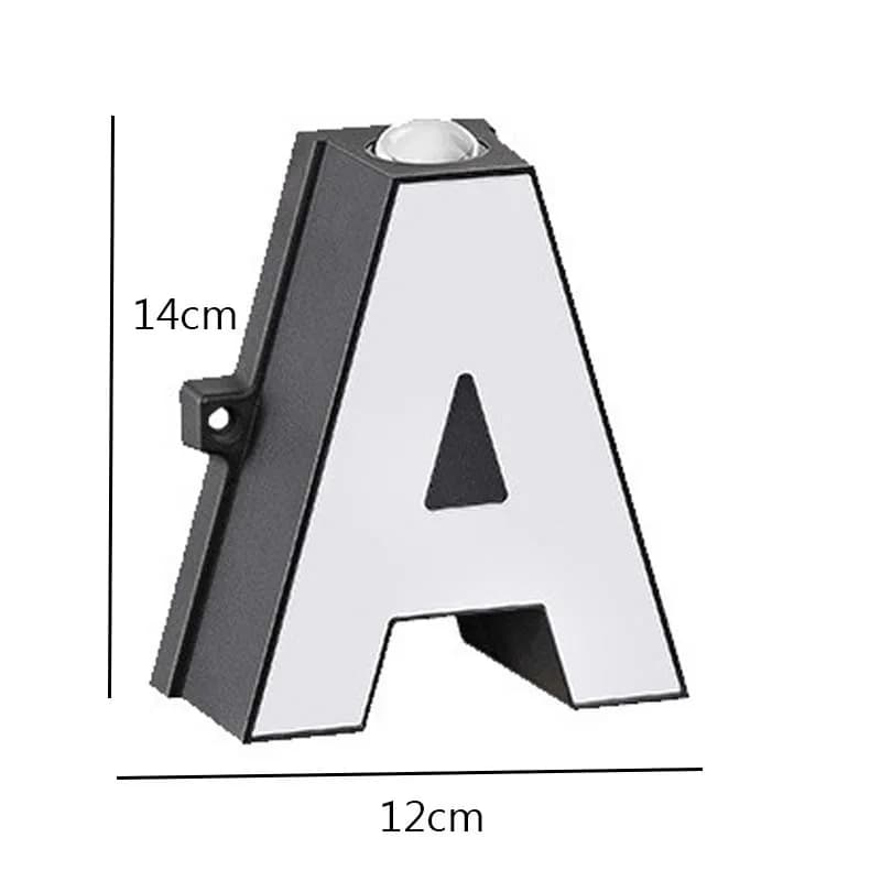 LED Letter Lights Sign 26 Alphabet Up Outdoor Letters DIY Lamp Name Sign for Company Wedding Birthday Party Home Bar Decoration