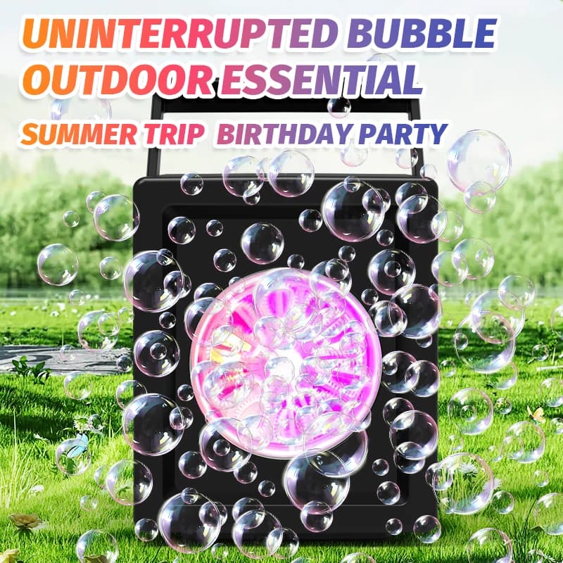 10-Hole Automatic Bubble Blowing Machine